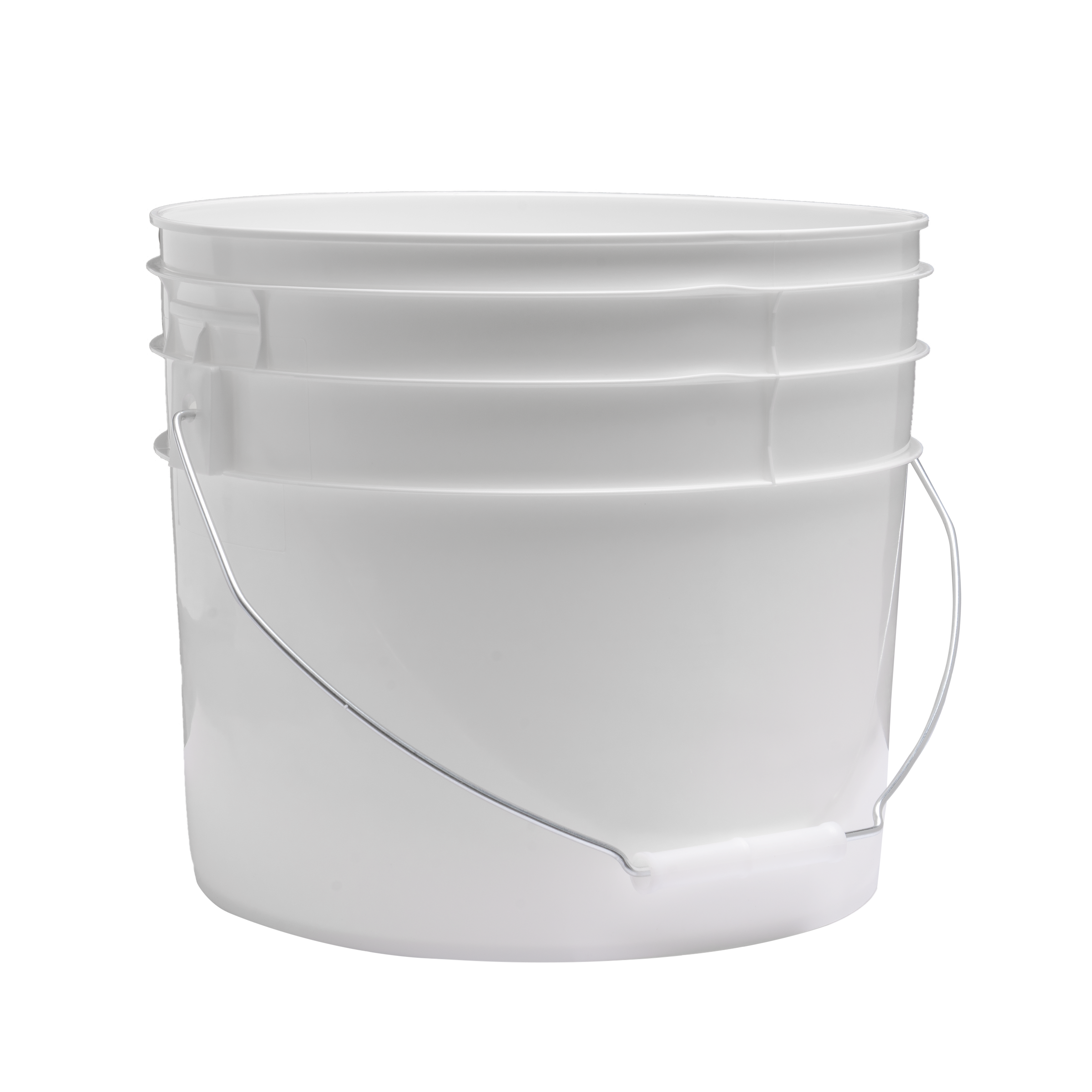 Black Plastic Buckets -- 3 Gallon with Handle