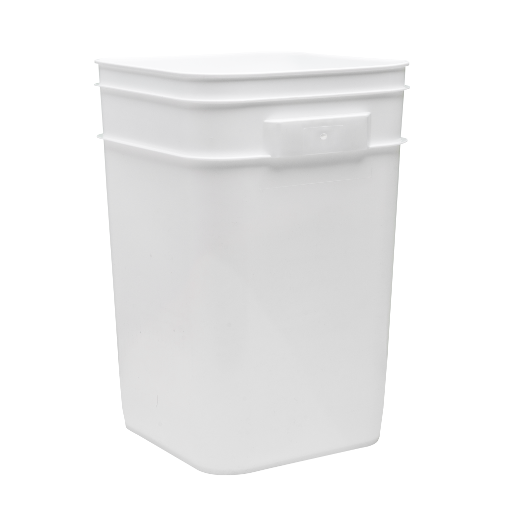 Container Supply Co. Food Storage Pails 4 1/4 Gal Square Pail