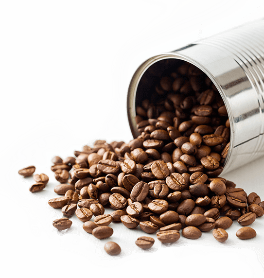 tin coffee beans