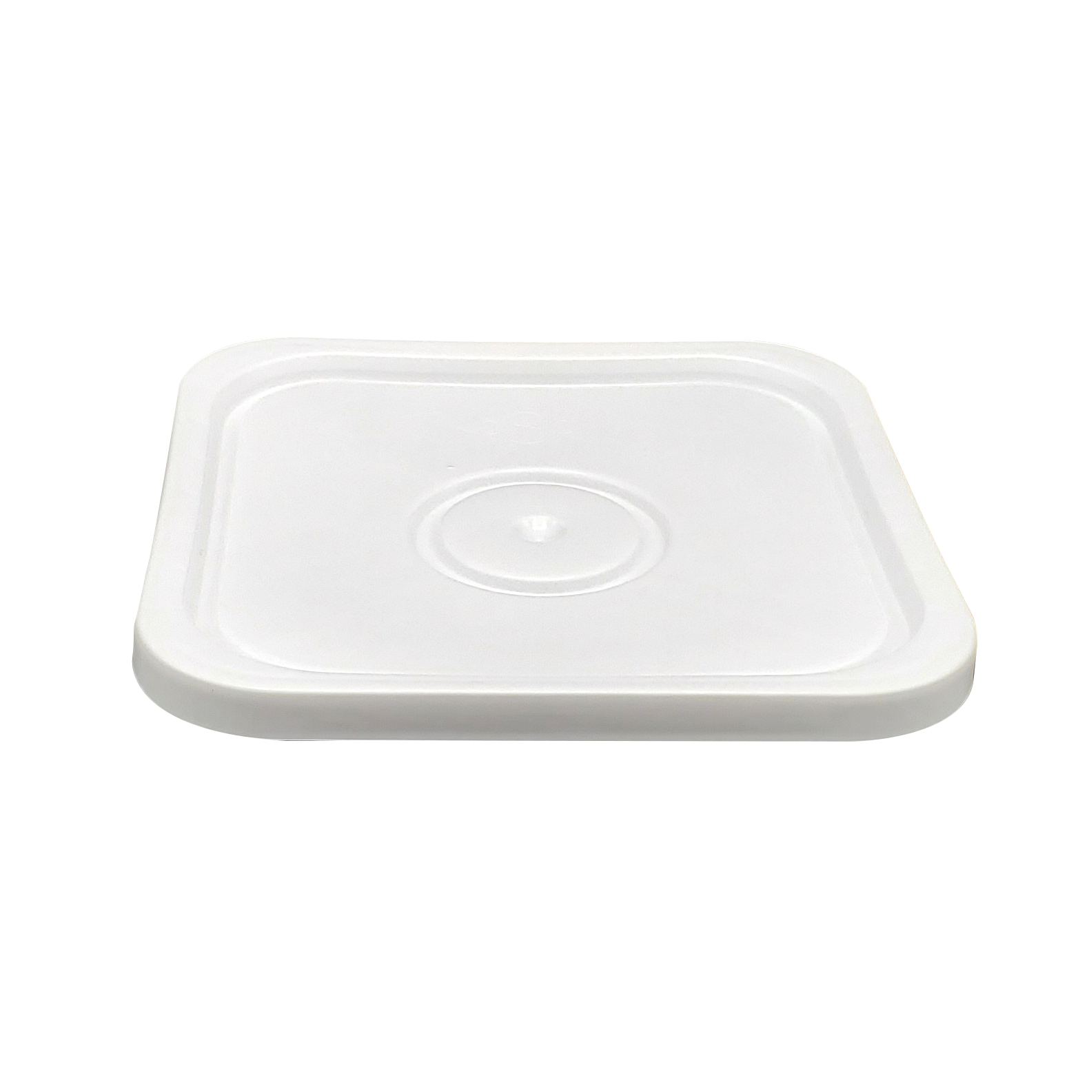 CFS Brands Square Container 4 qt PE White, 1/Case (11961-302)